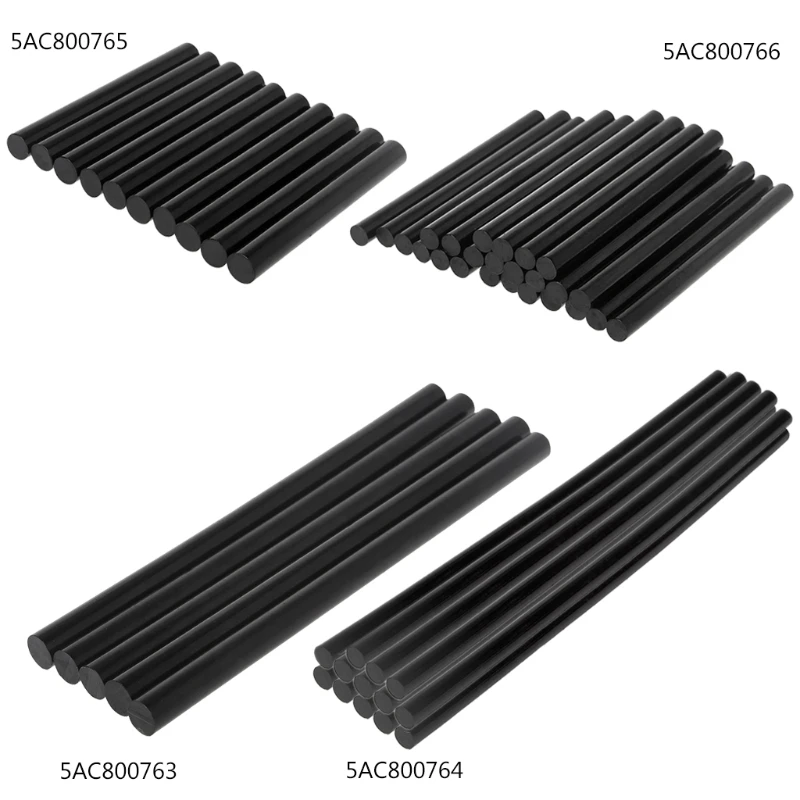 

5pcs Hot Melt Glue Stick Black High Adhesive 11mm For DIY Craft Toys Repair Tool