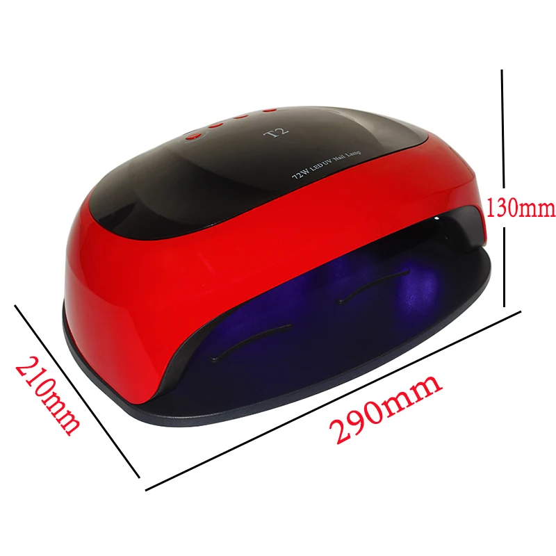 УФ лампа для сушки ногтей с таймером 72 Вт 36 шт.|Сушилки ногтей| |