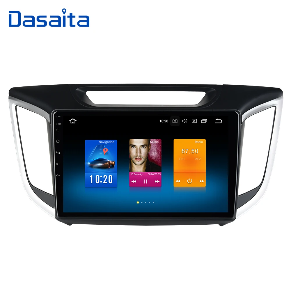 Автомобильный мультимедийный плеер для hyundai IX25 gps с Android 9,0 10," ips Поддержка Wi-Fi Bluetooth MP3 Navi головное устройство