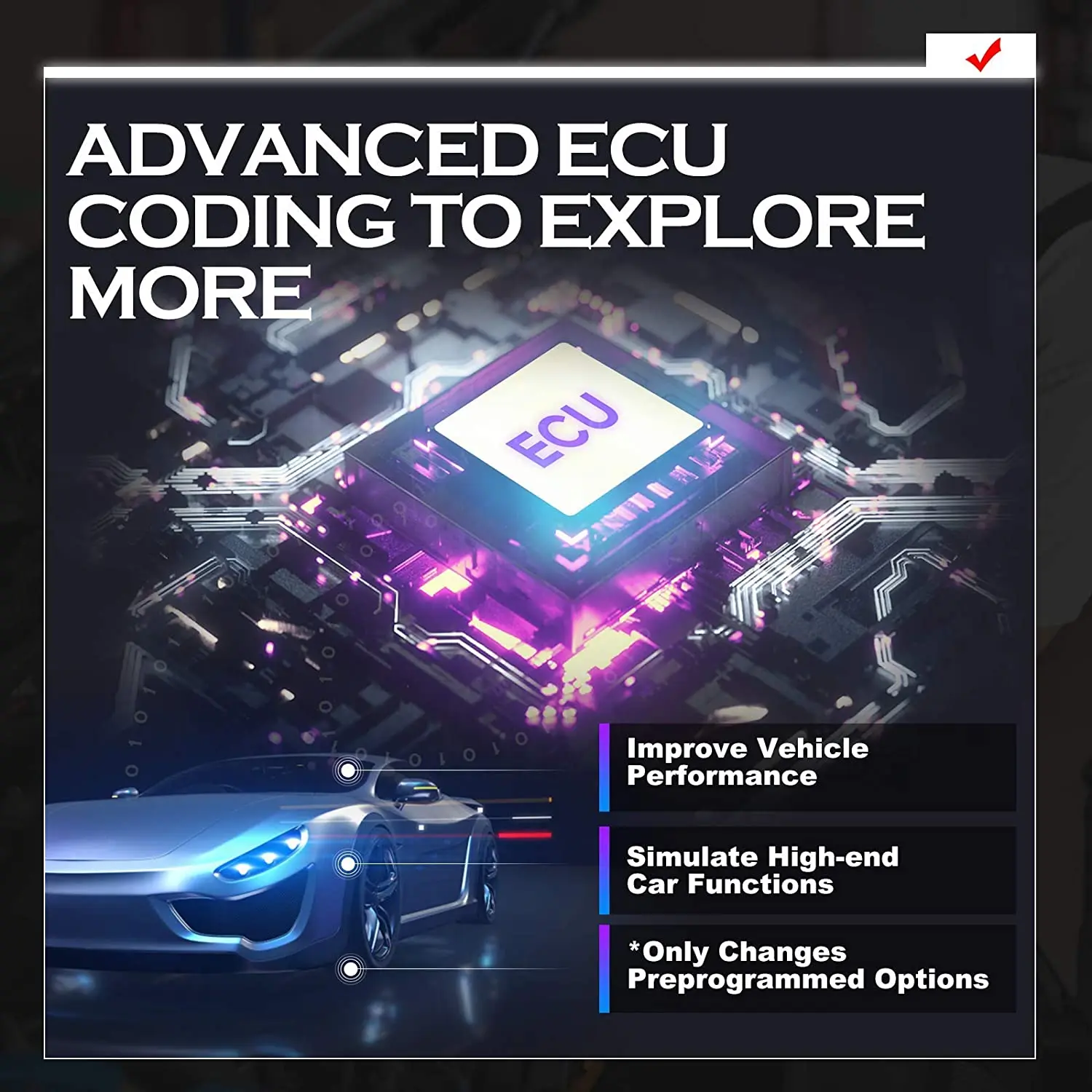 Автомобильный диагностический сканер Autel MaxiCOM MK908P Программирование ЭБУ