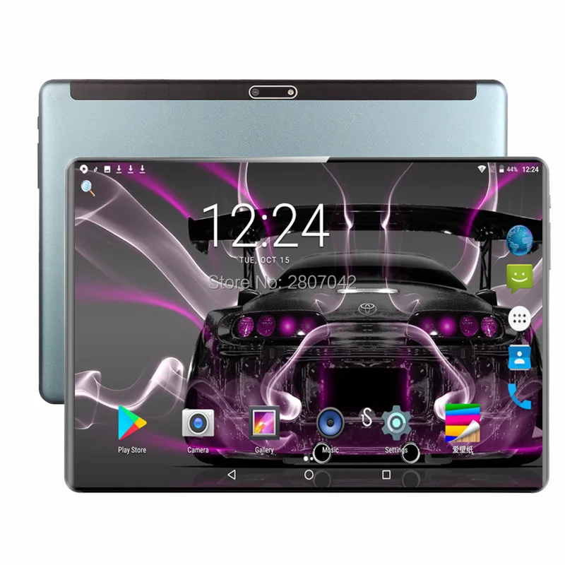 2020 планшет 128G Global Bluetooth Wifi Android 9 0 10 1 дюймов четыре ядра 4G LTE 6 ГБ ram 128 rom 2.5D экран