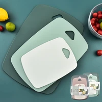household chopping board pp plastic chopping board set baby auxiliary food chopping board kitchen chopping board three piece set