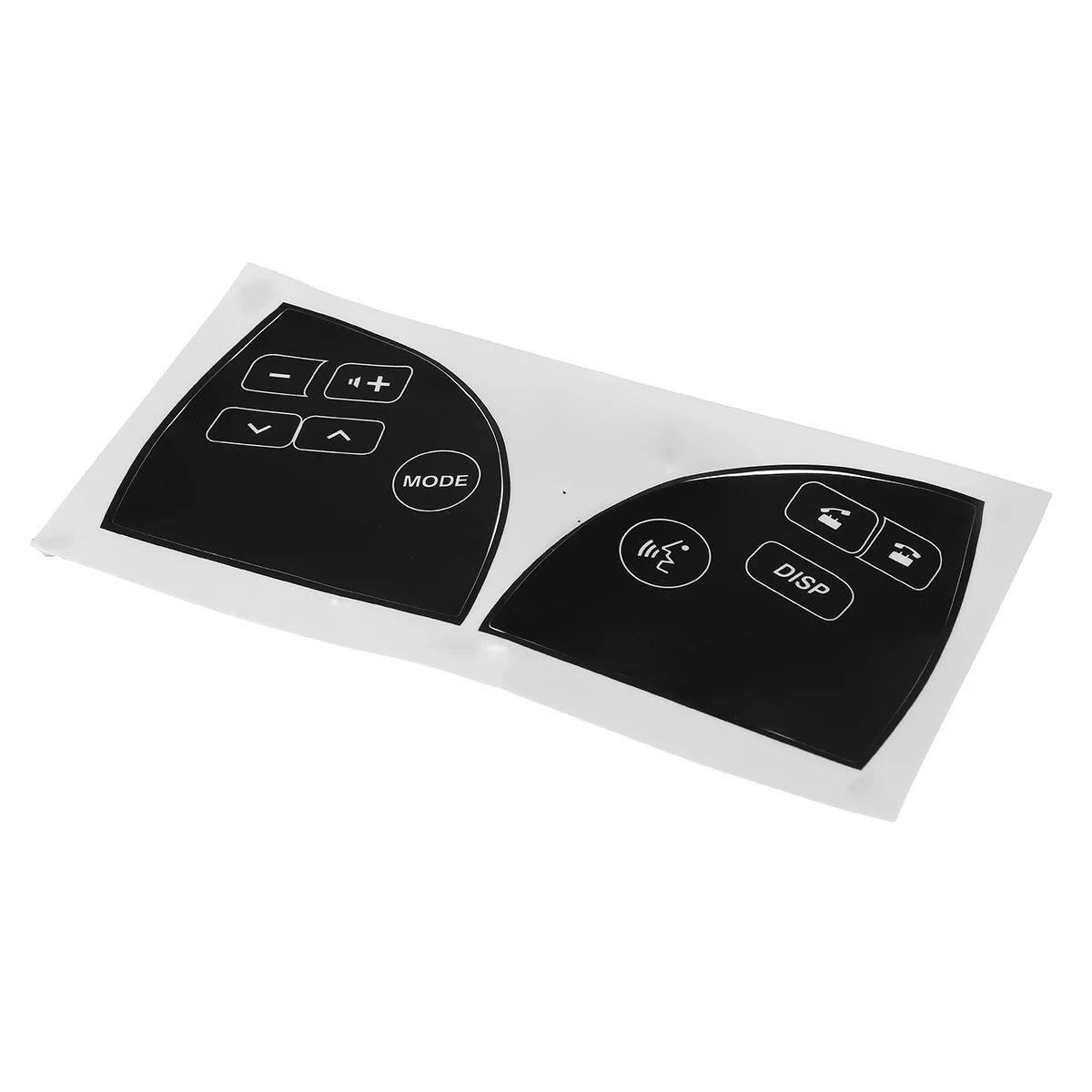 Новая матовая черная кнопка рулевого колеса автомобиля наклейки для ремонта