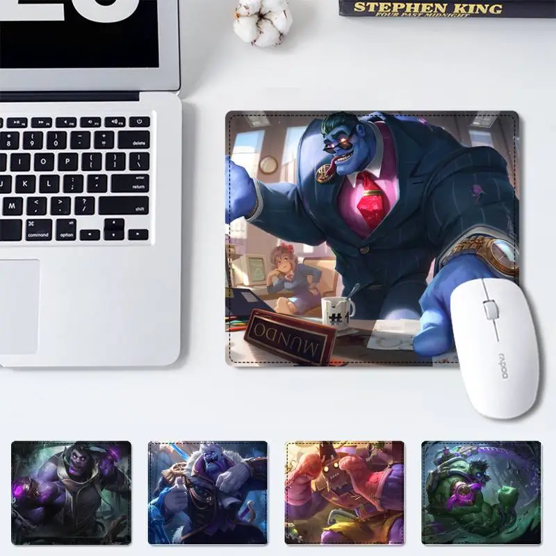 

Accessories League of Legends Dr. Mundo Small Pads Family Laptop Gamer Rubber Mouse Mat MousePad Desk Gaming Mousepad Cup Mat