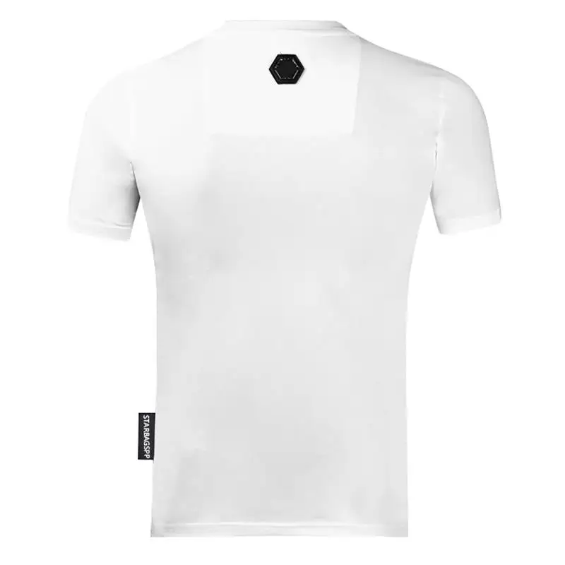 

Starbags PP original Short sleeved men's round collar T-shirt domineer personality high quality hot diamond skull male T