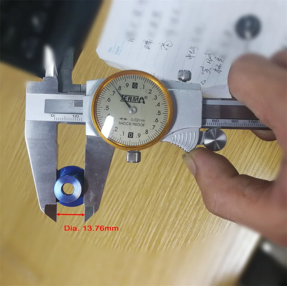 

NICECNC Brake Disc Bobbins & Circlip Sets FOR discs from 4.5-5.2 mm Manufactured thickness Titanium Alloy Floating Brake Circlip