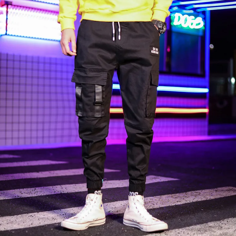 

The New 2019 Men Jeans Loose Tooling Han Edition Men's Jeans, Cultivate Morality Personality And Feet Pants