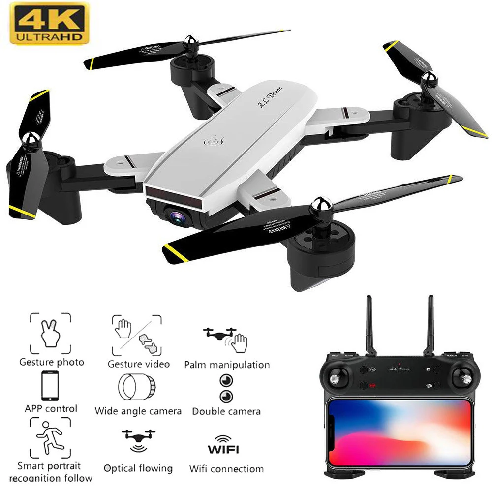 Лучший 4K Дрон с камерой 1080P 50x зум Профессиональный FPV Wifi RC дроны удержание высоты авто возврат Дрон зарядное устройство для квадрокоптера