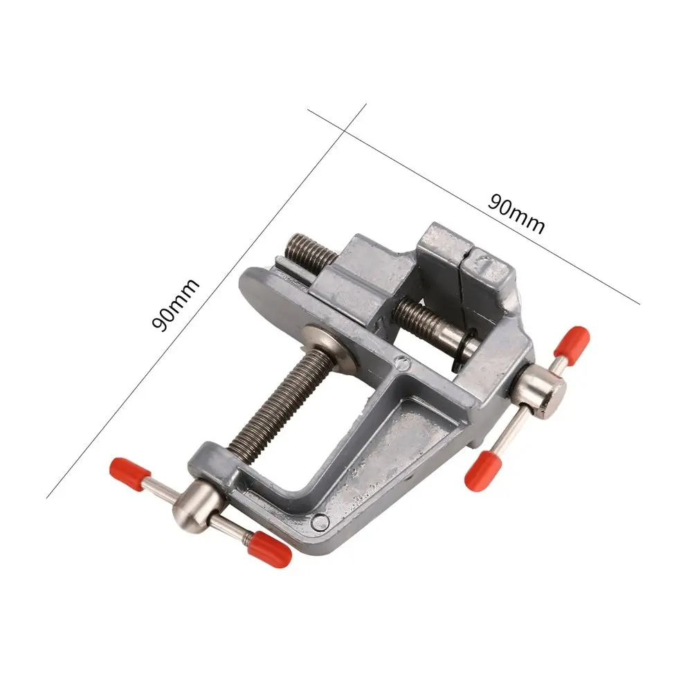 

Aluminum Small Jewelers Hobby Clamp On Table Bench Vise Mini Tool Vice Muliti-Funcational Craft Mold Fixed Repair Tool