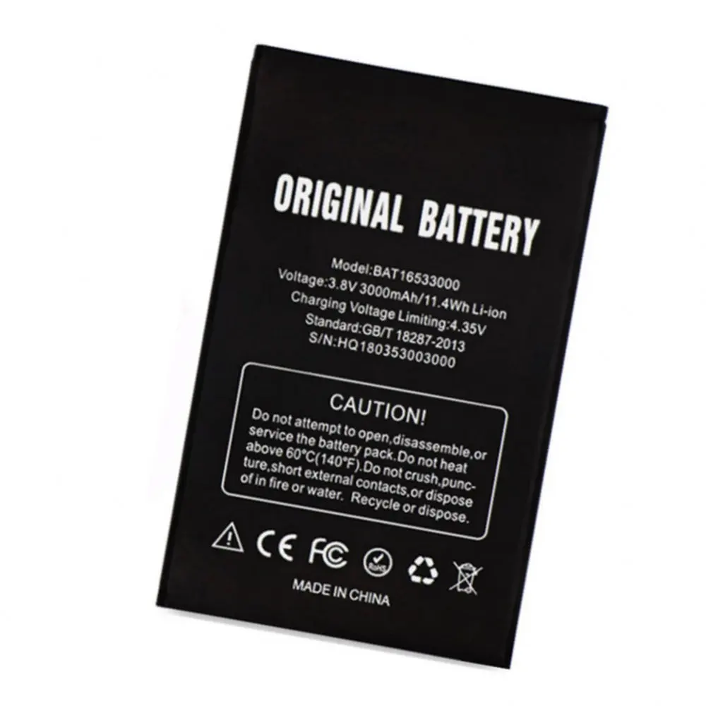 Высококачественный запасной аккумулятор подлинный BAT16533000 Для DOOGEE X9 X9S pro 5 дюйма