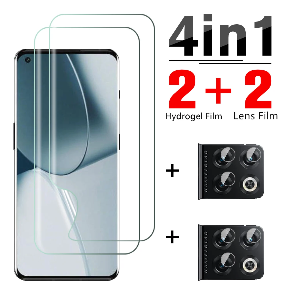 

4in1 Hydrogel Film For OnePlus 10 Pro Screen Protector For 1+10Pro One Plus 9 Pro 9R 9 Camera Lens Protective Film Not Glass