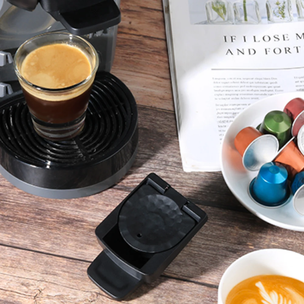 Food-Grade Stainless Steel Coffee Capsule Conversion Adapter for Nespresso Compatible with Dolce Gusto With Dosing Ring кофе под | Дом и