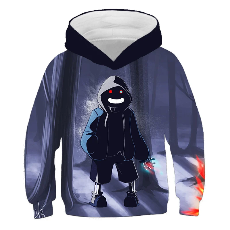 

Teen Tops Undertale Sans 3D Printed Hoodies Boys Kids Girls Fashion Long Sleeve Hooded Sweatshirt 2021Casual Streetwear Clothes
