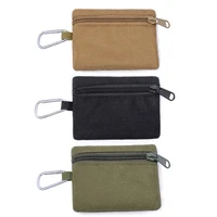 nylon outdoor molle waist pack portable mini key earphone pouch purses belt storage bag for hiking camping hunting