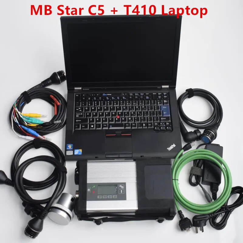 Диагностический инструмент 03 2021 MB Star C5 SD Connect Plus Laptop T410 SSD HDD D.AS/ DTS/Mb для Cars & Trucks|ПО| |