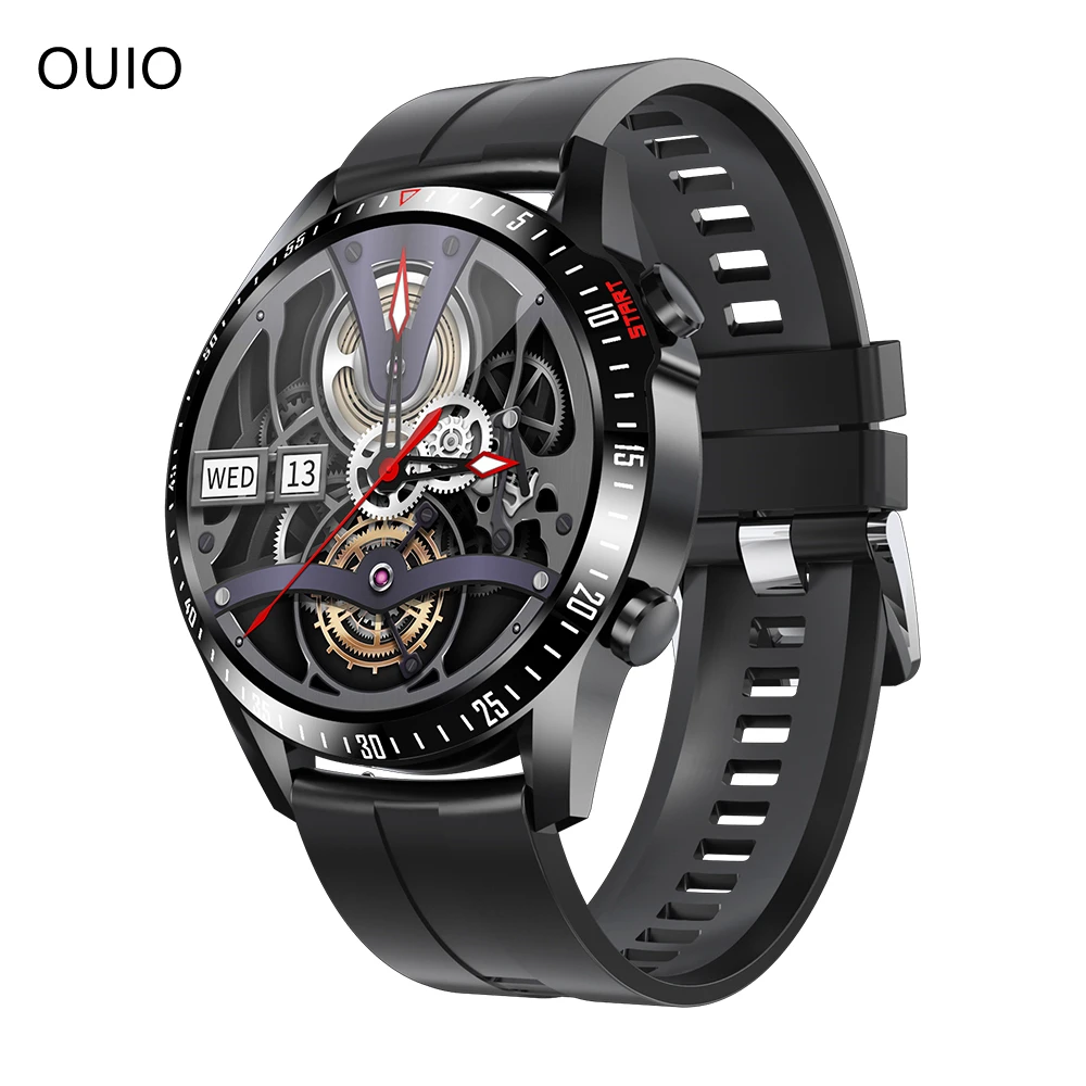 

2021 Smart Watch Men ECG Bluetooth Call Waterproof Heart Rate Fitness Tracker Sport Reloj Reminder Smartwatch For IOS Android