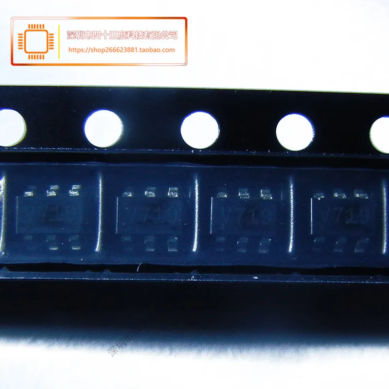 STG719STR V719 SOT23-6 ИС аналогового переключателя короче спереди и длиннее сзади)-вольт