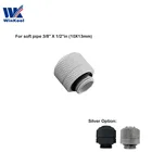 Компрессионные трубки WinKool, черныесеребристые, 38 дюйма, внутренний диаметр X 12 дюйма, внешний диаметр 9,5X12,7 мм, резьба G14 дюйма