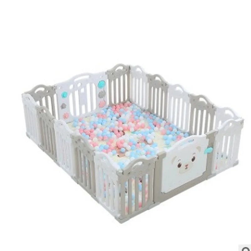 

Baby Spliced Playpen Indoor Children's Tent Balls Stable Safe Game Fence For Kids Playground Patchwork Boys And Girls Park Yard