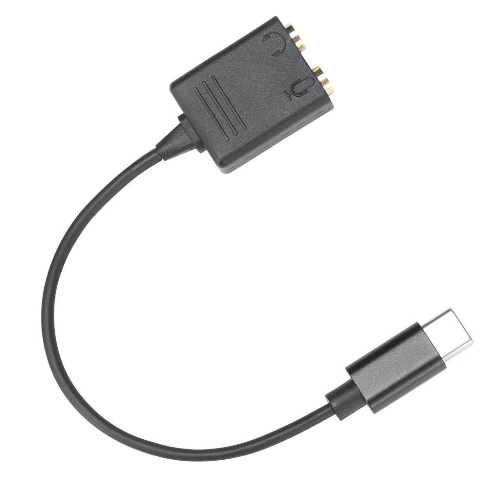 

Ulanzi 3.5mm TRS to TRRS Splitter Adapter Cable for RODE VideoMicro VideoMic Go BY-MM1 Transfer From Smartphone to Microphone