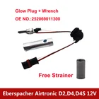 Автомобильный обогреватель стержень накаливания Plug 252069011300 + фильтр + ключ, дюймовый стандарт для Eberspacher Airtronic D2,D4,D4S 12В дизельный Воздушный стояночный отопитель
