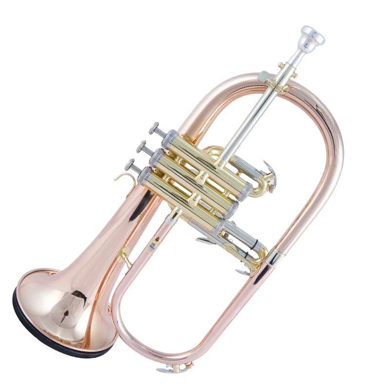 

B- down Flugelhorn Musical Instrument Three-Vertical Key Furuge Small Musical Instrument Playing