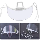 10Pcs Plastic Clear Anti-Dust Mask Prevent Spittle Anti-fog Transparent Lens Protective Mask