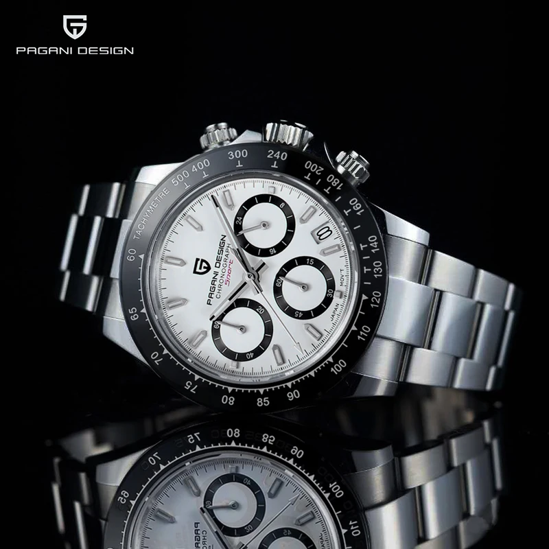 Часы наручные PAGANI Мужские кварцевые брендовые Роскошные спортивные