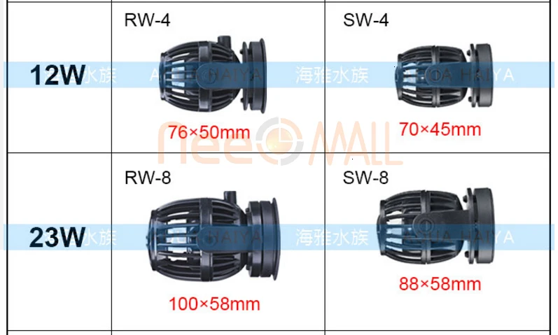 Jebao морской аквариум Беспроводной волны чайник насос SW-2 SW-4 SW-8 SW-15 RW4 RW8 RW15 RW20 Коралл цилиндр аквариума Водолей Марино