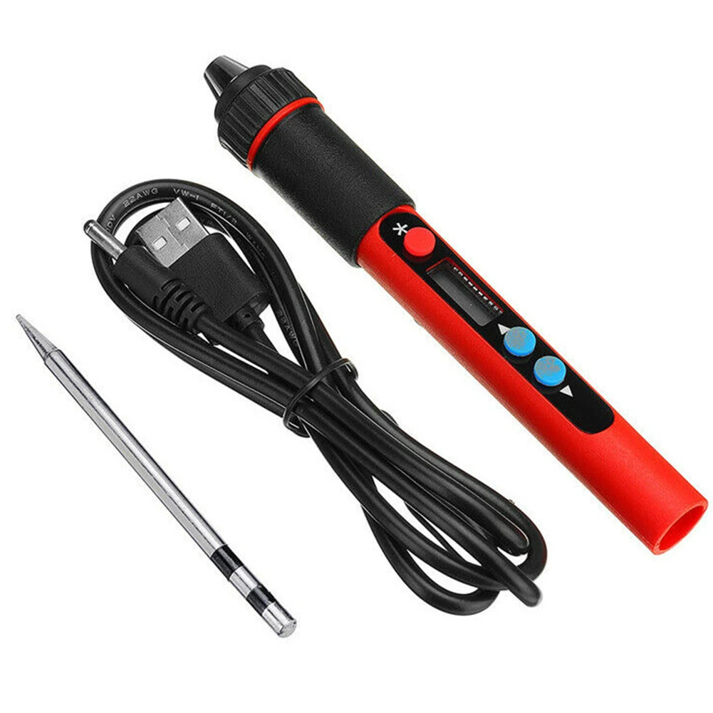 

PX-988 Portable Welding Tip Tool Mini Non Slip Repair Touch Switch LCD Electric Soldering Iron Adjustable USB Pen