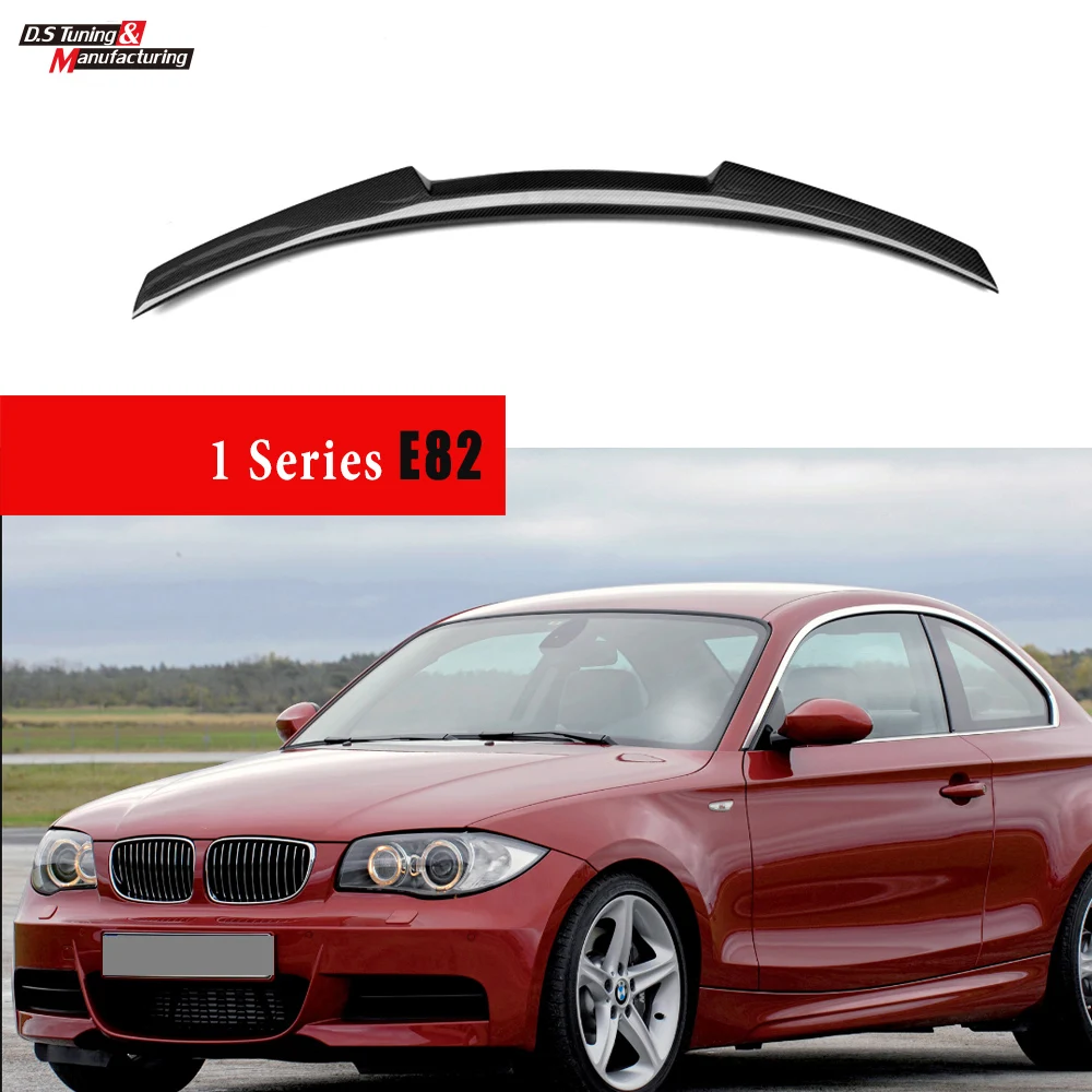 Задний спойлер для багажника из углеродного волокна подходит только BMW 1 серии E82