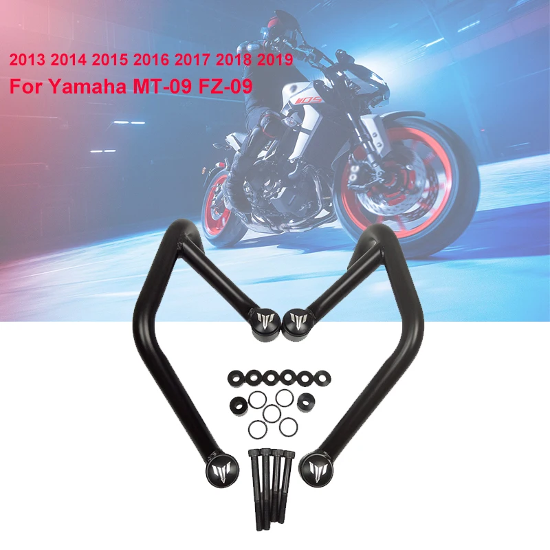 Full Set Frame Protector Bumper For Yamaha MT09 MT-09 FZ09 2013 2014 2015 2016 2017 2018 2019 Motorcycle Engine Guard Crash Bars |