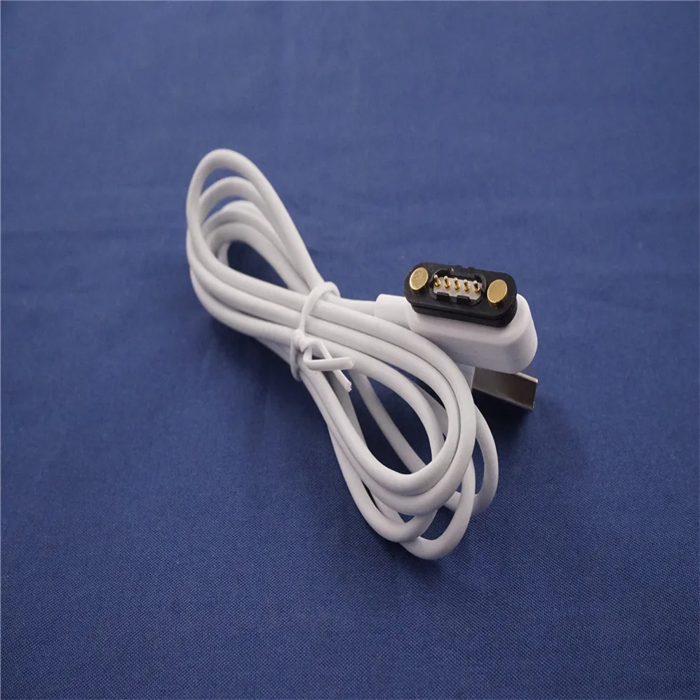 1 комплект, 5 позиций, магнит, пружинный контактный разъем Pogo для USB A, Мужской кабель для передачи данных и питания, 1 метр и контактный штырь
