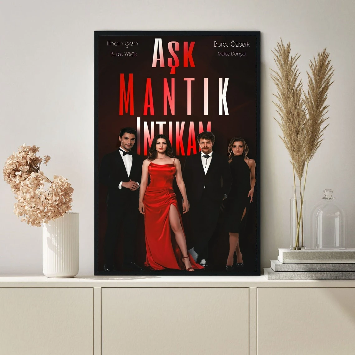 

Постер кинофильма Ask mantik intikam, печать на холсте, художественная настенная живопись, украшение для дома, подарок, лидер продаж, классический ф...