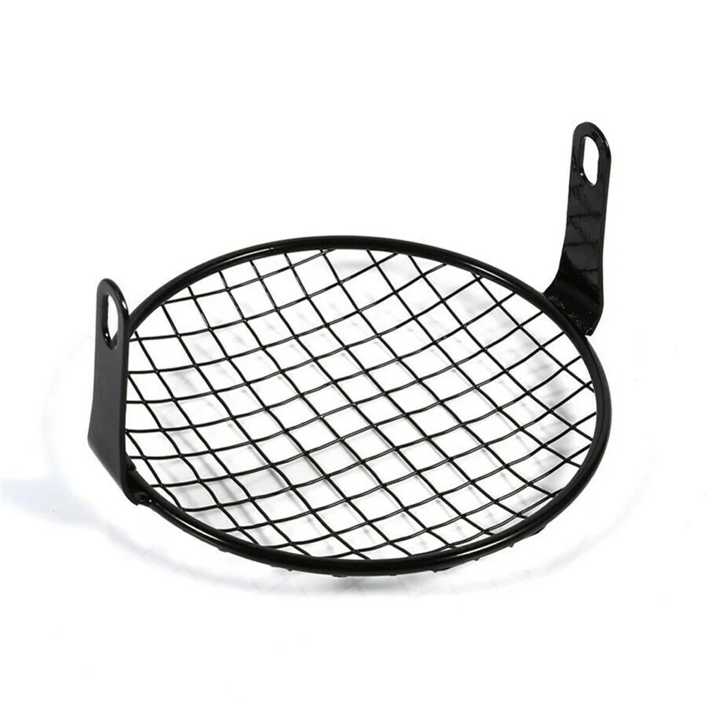 

Mesh Headlight cover Metal Protector Retro-style Square 1pc Assemblies Cover Grille Lamp