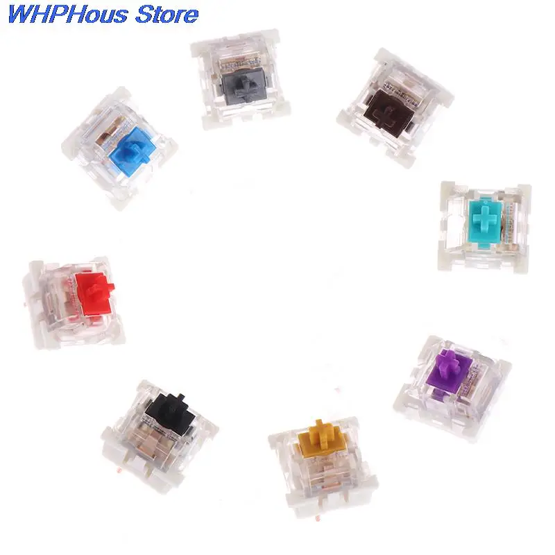 New 10Pcs/lot Outemu Mx Switches 3 Pin Mechanical Keyboard Black Blue Brown | Обустройство дома