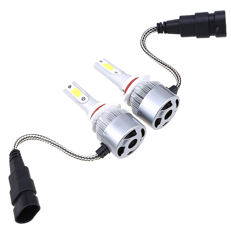 Posbay светодиодный налобный фонарь для автомобиля C6 H4/9006/H1/H3/9005/H7/H11 72 Вт 7600LM
