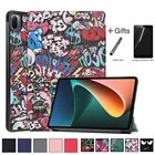 Чехол 2021 для XiaoMi mipad5 11 дюймов MiPad 5 Pro, держатель для планшета 11 дюймов, тройная подставка для Mi Pad 5 pro 11, чехол, умный чехол