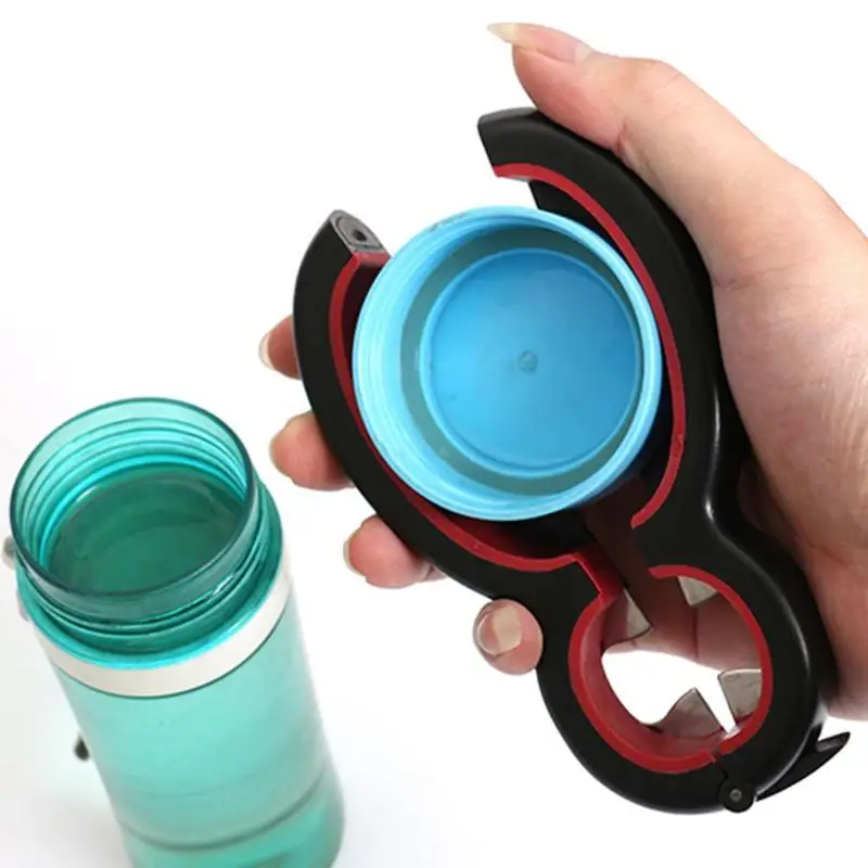 Dropshipping 6 in 1 Multi Function Can Beer Bottle Opener All One Jar Gripper Lid Twist Off Wine Claw | Мать и ребенок