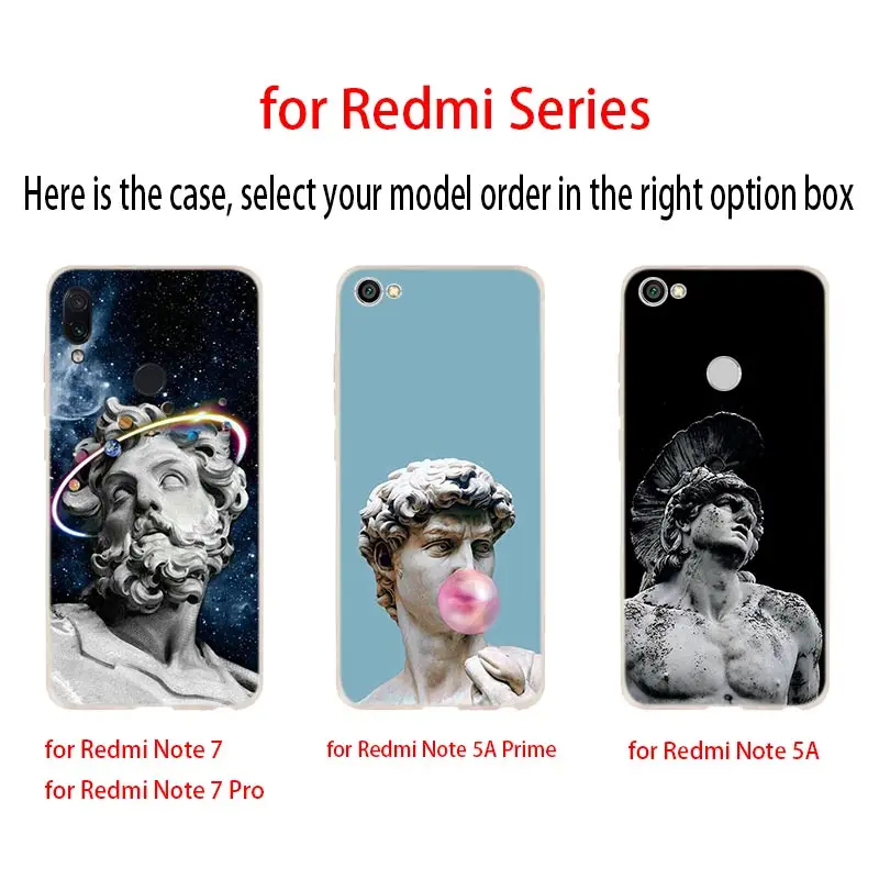 Мягкий чехол для телефона Xiaomi Redmi Note 10 9 8 7 6 5 Pro 9S 10S 8T 9T | Мобильные телефоны и