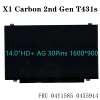 b140rtn03 0 n140fge ea2 for lenovo x1 carbon 2nd gen t431s laptop led lcd edp screen 14 0hd ag 30pins 1600900 04y1585 04x5914