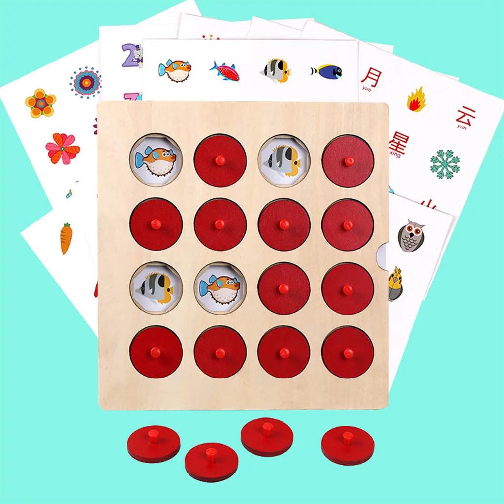 Детские игрушки модная интеллектуальная игра-головоломка Iq деревянная игра с