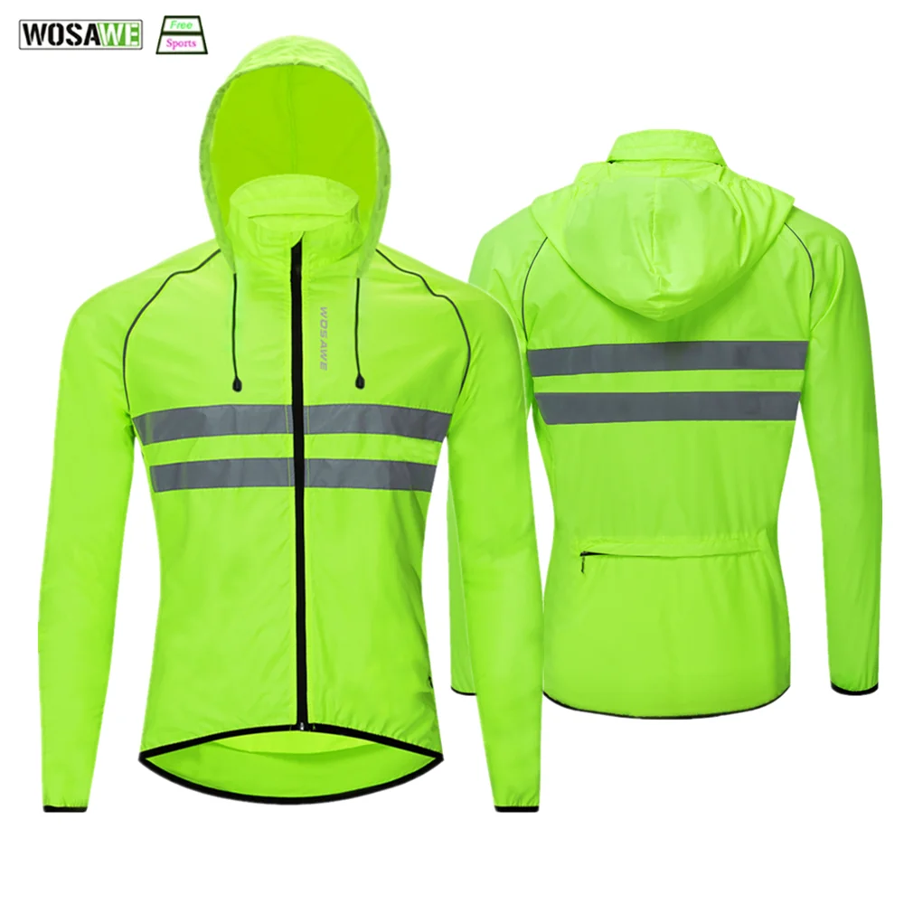 WOSAWE ветрозащитная водоотталкивающая велосипедная куртка для мужчин Mtb ветровка