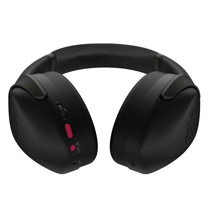 구매 ROG STRIX GO 2.4 전기 펑크 USB-C 2.4GHz 무선 게임 헤드셋, AI 소음 제거 마이크 및 PC 용 낮은 대기 시간 성능