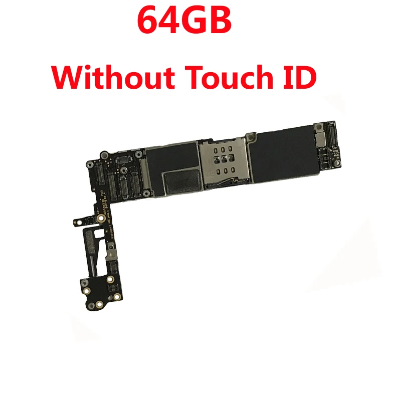 64GB-NO Touch ID 16 Гб 64 Гб 128 ГБ разблокированная материнская плата для iphone 6 оригинальная материнская плата с/без touch ID IOS системная логическая плата с чипами - Цвет: 64GB-NO Touch ID