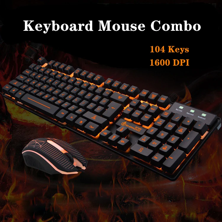 Набор для эргономичной клавиатуры и мыши USB Проводная игровая клавиатура мышь