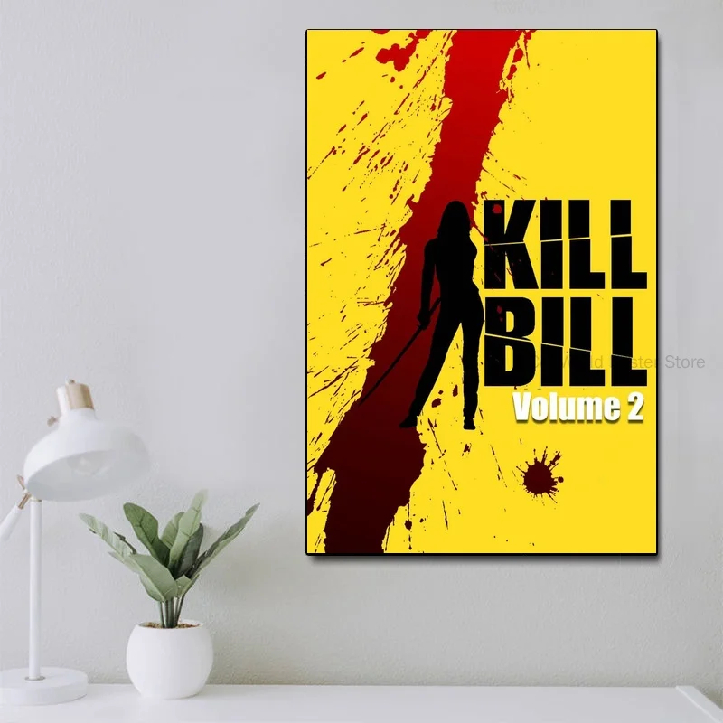 Kill Bill Vol. 2 Шелковый постер для домашнего декора 12x18 24x36 дюймов | Дом и сад
