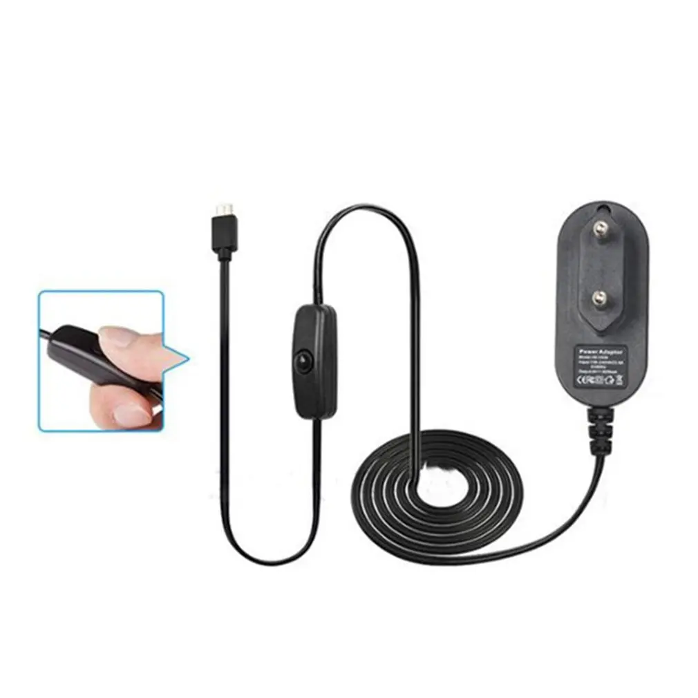 

For Raspberry Pi 4 Power Supply Adapter ON/OFF Switch USB-C 5V 3.0A US EU Plug USB-C Type-C Power Supply