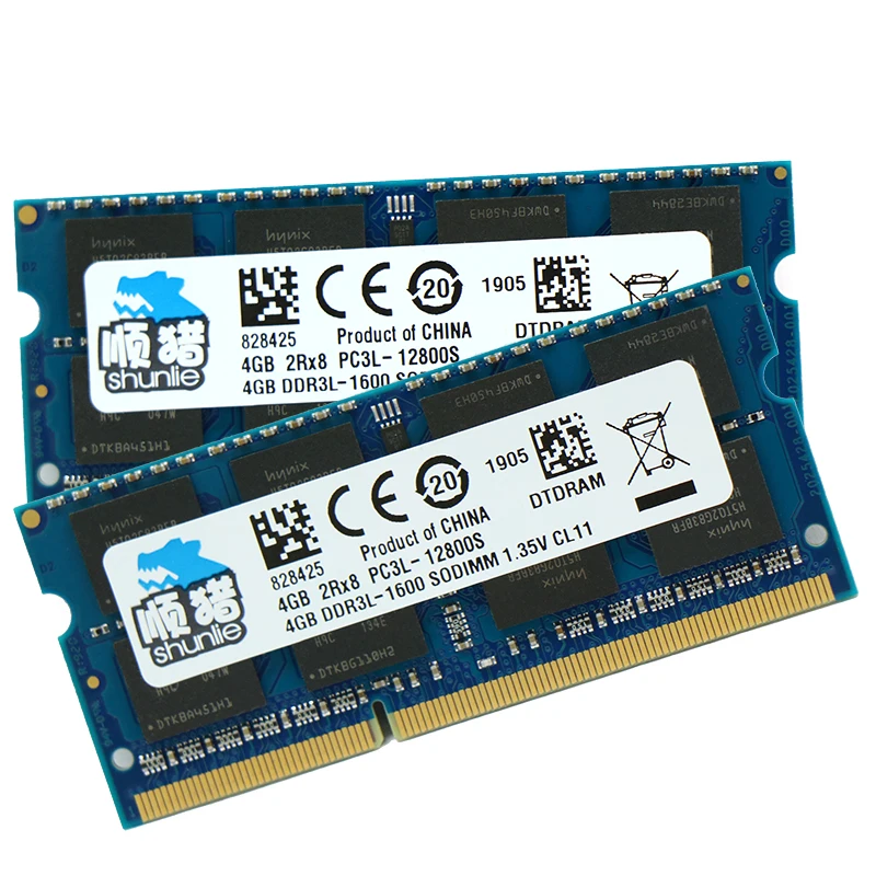 Hynix IC DDR3 8GB 4GB 1600MHz 1333MHz ноутбук 1,35 V карта оперативной памяти Ram