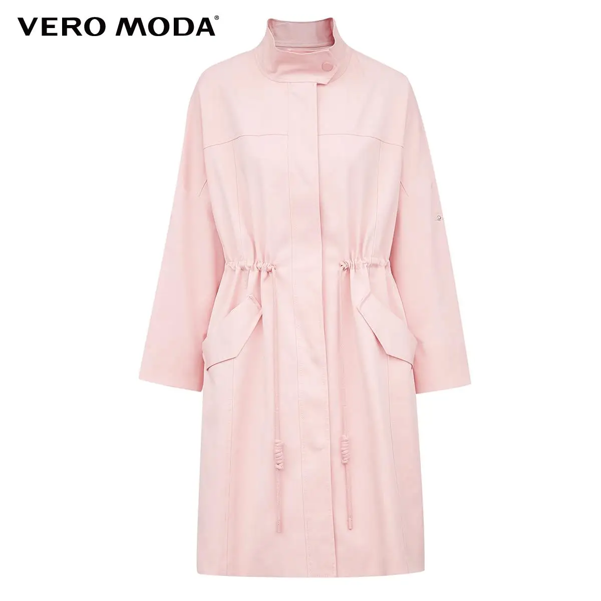

Vero Moda Women's Windbreaker Collar Waist Drawstring Trench Coat | 319321535
